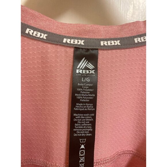 RBX Athletic Floral Print Pants & RBX V-Neck Athletic Shirt Size Large - Picture 7 of 9